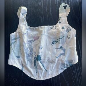 Cider retro crop top